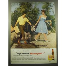 1960 Rheingold Beer Advertisment - So many people who like good beer