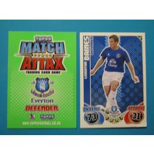 130. Leighton Baines - Everton - Match Attax 2010/11 Football Card EF1