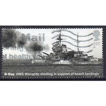 GB 2019 75th Anniversary of D-Day - HMS Warspite 1st Used
