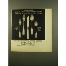 1961 Fraser's Pilgrim Flatware Advertisement - a classic pattern reinterpreted