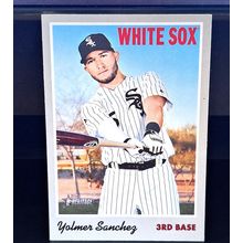 YOLMER SANCHEZ 2019 TOPPS HERITAGE BASEBALL CARD #91