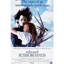 Edward Scissorhands (1990)_3 Movie Film Poster Canvas iconic design