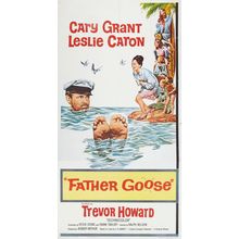 Father Goose (1964)_2 Movie Film Poster Canvas iconic design