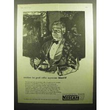 1958 Nescafe Continental Blend 37 Coffee Ad