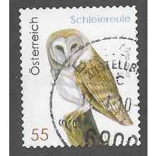 AUT 2009 55c (S/A) 'BIRDS - BARN OWL ' FINE USED (EBID73-367)