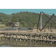 Boat Ship Quay Tavistock Exhibition Morwellham Devon Postcard