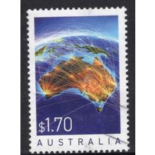 2025 CHERISHED CELEBRATIONS, MAP, USED SHEET PERF STAMP 432/3