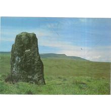 STANDING STONE AND CARMARTHEN FANS unused postcard vgc =