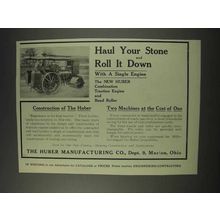 1910 Huber Combination Traction Engine & Road Roller Ad