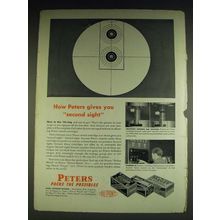 1948 Peters police Match, Dewar Match and Target Cartridges Ad