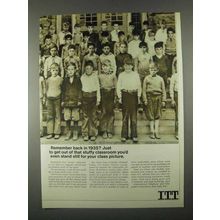1967 ITT Nesbitt Equipment Ad - Stuffy Classroom