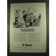 1972 Talcott Business Finance Ad - Keep Going Like This