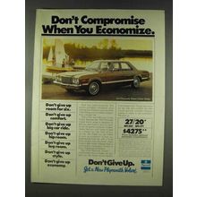 1978 Plymouth Volere 4-Door Sedan Ad - Don't Compromise