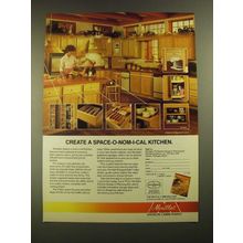 1988 Merillat Cabinets Ad - Create a Space-o-nom-i-cal Kitchen