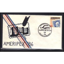 Event Cancel 06-01-86 2145 22c AMERIPEX '86 (Cachet-U/A) Box0285