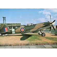 Vickers Armstrong Supermarine Spitfire F22 PK624 Plane Postcard