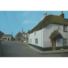 Marlborough Devon National Petrol Station Phone Box Postcard