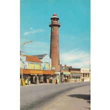 Gorleston On Sea Fish & Chip Shop Kodak Sandwich Board 1970s Postcard