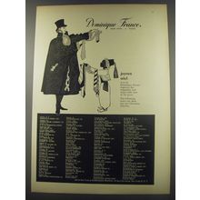 1956 Dominique France Ties Advertisement - Joyeux Noel