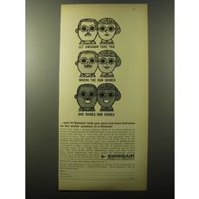 1960 Swissair Airlines Ad - Let Swissair take you where the sun shines