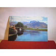 BEN NEVIS & THE CALEDONIAN CANAL, SCOTLAND unused postcard Colourmaster =