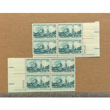 1- COLLECTION OF 2 x(4) 1964, 5c/ MNHOG/ PLATE BLOCKS- N.Y. WORLD'S FAIR.