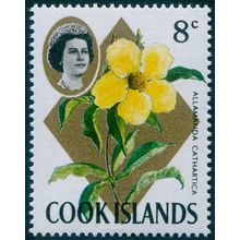 Cook Islands 1967 5c Bauhinia bipiniata rosea SG234A MNH