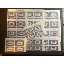 ICOLLECTZONE US 909-921 Plate Block Complete Set XF NH