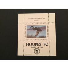 ICOLLECTZONE 1992 Houpex Show Duck sheet ducks VF NH