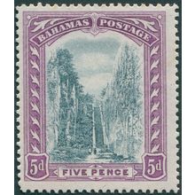 Bahamas 1917 5d black & mauve SG78 unused