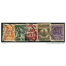 1937/1950 5 different values - #4 fine used (o)