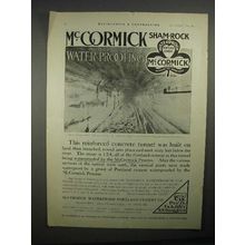 1911 McCormick Sham-Rock Waterproof Portland Cement Ad