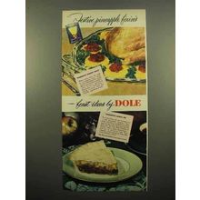 1947 Dole Pineapple Ad - Festive Fixin's