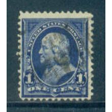 Used 264 1c Benjamin Franklin Barely Clears M02754