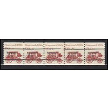1898Ab 4c Stagecoach Fine MNH Dry Gum PNC 6/5 Line Gap AA0124