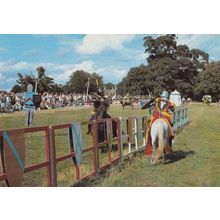 Jousting Association Chilham Castle Kent Rare Postcard