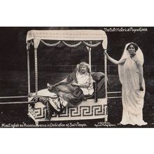 Miss English as Russonia Avenna Suls Temple 1909 Bath Pageant Old RPC Postcard