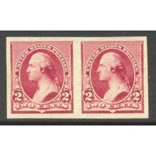 220pd 2c George Washington Very Fine MNG Imperf Between Pair H0072