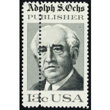 1700, Mint NH 13¢ With Double Perforations Error * Stuart Katz