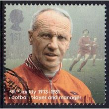 GB 2013 Great Britons - Bill Shankly, Football Player/Manager 1st Used