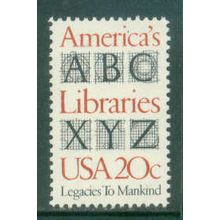2015 20c Libraries Fine MNH Zip Copyright Blk/6 LR L14681
