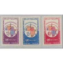 Tunisia Stamps Scott #464 To 466, Mint Hinged