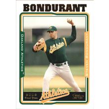 2005 Topps Baseball Steven Bondurant ROOKIE