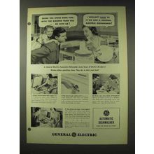 1948 General Electric Automatic Dishwasher Ad - Time