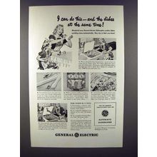 1948 General Electric Dishwasher Ad - I can do This!