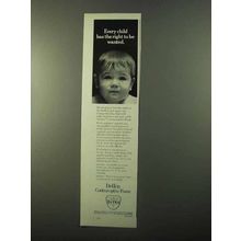 1971 Ortho Delfen Contraceptive Foam Ad - Be Wanted