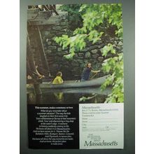 1971 Massachusetts Tourism Ad - Make A Memory or Two