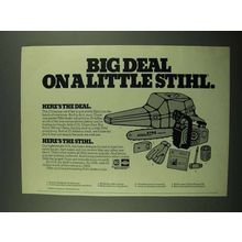 1976 Stihl 015L Chainsaw Ad - Big Deal on a Little