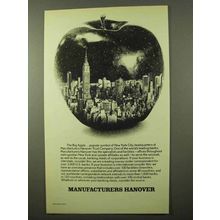 1977 Manufacturers Hanover Ad - The Big Apple