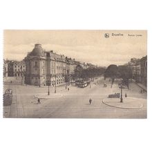 AVENUE LOUISE, BRUXELLES, BRUSSELS . unused vintage postcard c.1900s /